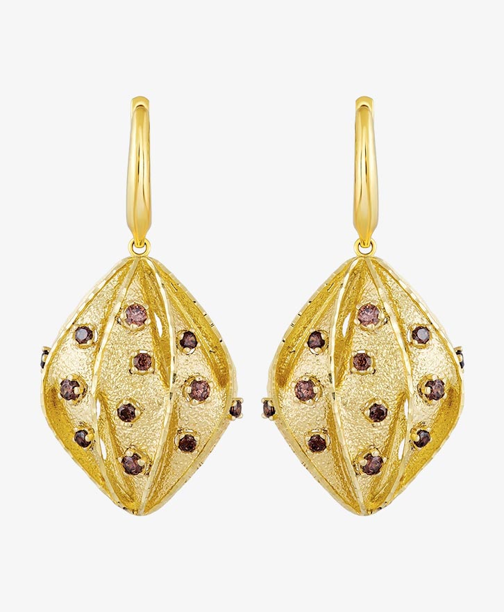 Elegant Gemstone Bridal Earrings
